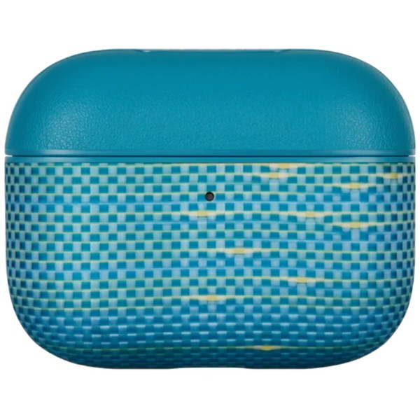 Фото - Чохол для навушників Pitaka Aramid Fiber Magnetic Case Lucid Blue for Airpods Pro 3rd Gen (APM2505)